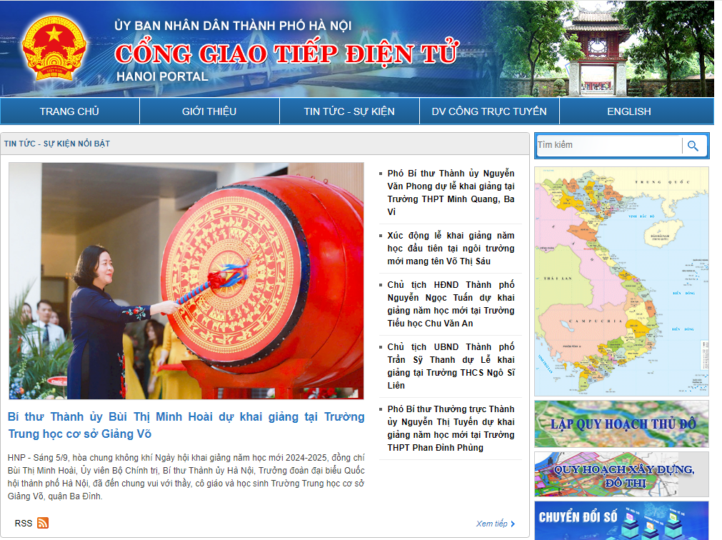 Cong thong tin dien tu R Portal 1
